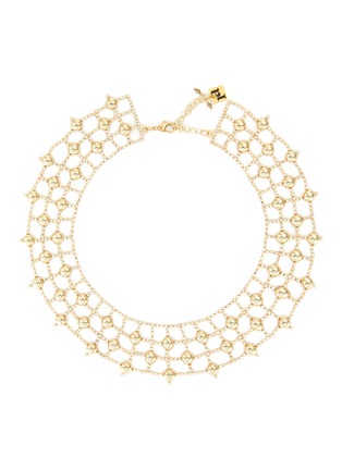 Main View - Click To Enlarge - ROSANTICA - 'BARCELÒ' crystal embellished triple necklace