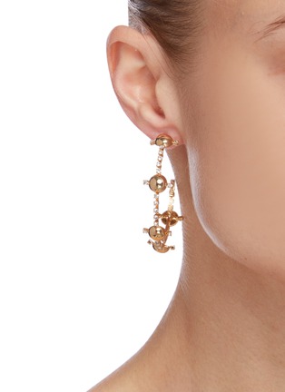 Figure View - Click To Enlarge - ROSANTICA - 'BARCELÒ' crystal hoop earrings