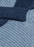  - JW ANDERSON - Cape detail V neck rib knit sweater