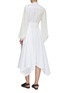 Back View - Click To Enlarge - JW ANDERSON - Panel wrap detail shirt dress