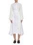 Main View - Click To Enlarge - JW ANDERSON - Panel wrap detail shirt dress