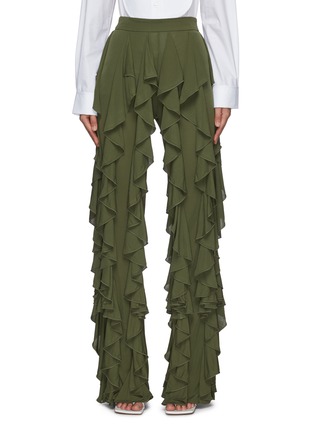 Main View - Click To Enlarge - JW ANDERSON - Fluid ruffle pants