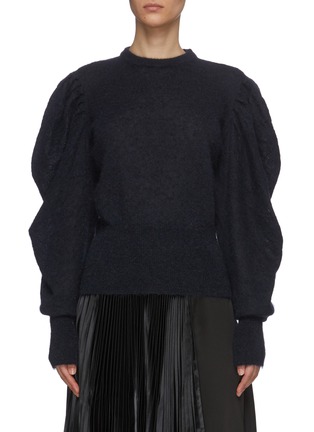 Main View - Click To Enlarge - JW ANDERSON - Ruch puff shoulder knit top