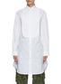 Main View - Click To Enlarge - JW ANDERSON - Bib collar cotton pique tunic