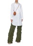 Figure View - Click To Enlarge - JW ANDERSON - Bib collar cotton pique tunic