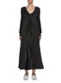 Main View - Click To Enlarge - JW ANDERSON - Tie front V neck dress