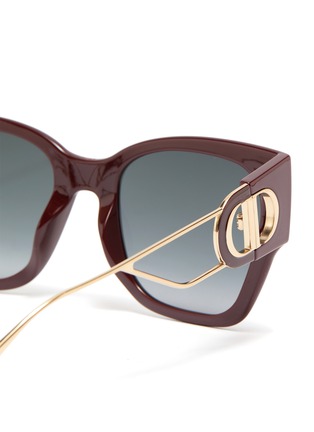 Detail View - Click To Enlarge - DIOR - '30Montaigne1' square acetate frame sunglasses
