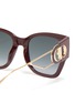 Detail View - Click To Enlarge - DIOR - '30Montaigne1' square acetate frame sunglasses