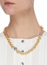 Figure View - Click To Enlarge - NUMBERING - 18k gold and platinum plated chain necklace