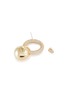 Detail View - Click To Enlarge - NUMBERING - 18k gold plated embellished hoop earrings