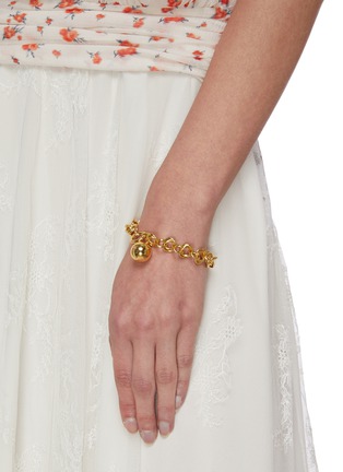 Figure View - Click To Enlarge - NUMBERING - 18k gold plated chain bracelet