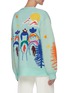 Back View - Click To Enlarge - MIRA MIKATI - Graphic embroidered knit cardigan