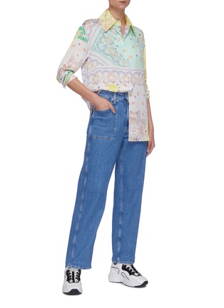 Figure View - Click To Enlarge - MIRA MIKATI - Bandana print fluid blouse