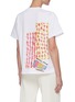 Back View - Click To Enlarge - MIRA MIKATI - Patchwork embroidered T-shirt