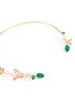 Detail View - Click To Enlarge - ANABELA CHAN - Butterfly Emerald' gemstone 18k rose gold vermeil collar choker