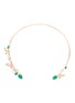 Main View - Click To Enlarge - ANABELA CHAN - Butterfly Emerald' gemstone 18k rose gold vermeil collar choker