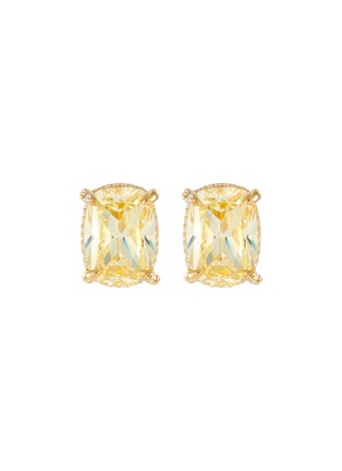 Main View - Click To Enlarge - ANABELA CHAN - Canary wing' gemstone stud earrings