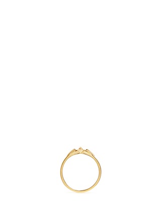 Figure View - Click To Enlarge - MARIA BLACK - 'Shard' gold plated ring