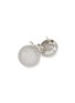 Detail View - Click To Enlarge - ANABELA CHAN - Diamond 18k white gold rhodium vermeil detachable bauble earrings