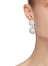 Figure View - Click To Enlarge - ANABELA CHAN - Diamond 18k white gold rhodium vermeil detachable bauble earrings