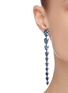 Figure View - Click To Enlarge - ANABELA CHAN - Aqua Nova' gemstone 18k white gold rhodium vermeil drop earrings