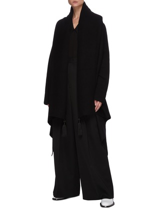Figure View - Click To Enlarge - THE ROW - Asu' tassel detail wool cape