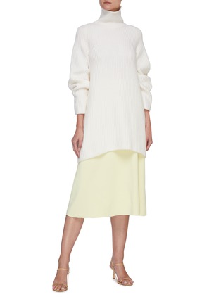 Figure View - Click To Enlarge - THE ROW - 'Azura' rib knit turtleneck top