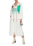 Figure View - Click To Enlarge - MIRA MIKATI - Patchwork embroidered sweatshirt