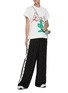 Figure View - Click To Enlarge - MIRA MIKATI - Embroidered cactus waffle knit T-shirt
