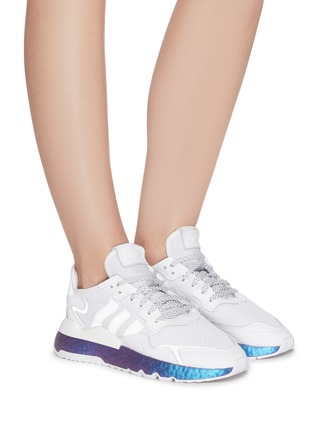 Figure View - Click To Enlarge - ADIDAS - Nite Jogger' lace-up sneakers