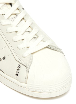Detail View - Click To Enlarge - ADIDAS - Superstar' deconstructed lace-up sneakers