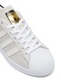 Detail View - Click To Enlarge - ADIDAS - Superstar' City Series interchangeable heel tab contrast lace sneakers