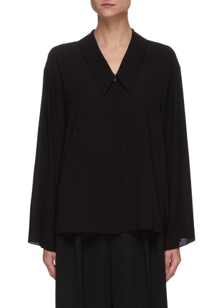 Main View - Click To Enlarge - THE ROW - 'Fabio' flare sleeve silk shirt