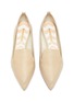 Detail View - Click To Enlarge - NICHOLAS KIRKWOOD - Beya' metallic heel point toe leather loafers