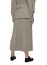 Back View - Click To Enlarge - THE KEIJI - Blazer panel pleated skirt