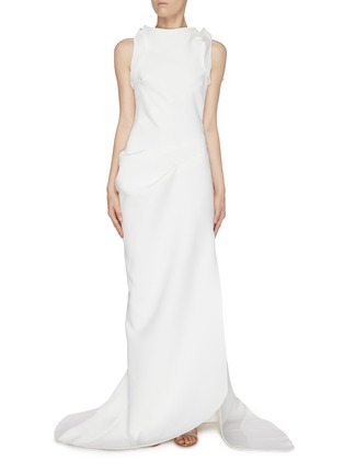 Main View - Click To Enlarge - MATICEVSKI - 'Monumental' high neck gown