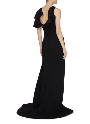 Back View - Click To Enlarge - MATICEVSKI - 'Monumental' high neck gown