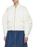 Detail View - Click To Enlarge - TOGA ARCHIVES - Panelled hood neck tie puff blouson