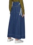 Back View - Click To Enlarge - TOGA ARCHIVES - Wrap denim skirt