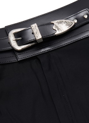Detail View - Click To Enlarge - TOGA ARCHIVES - Belted midi skirt