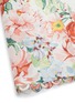  - ZIMMERMANN - 'Bellitude' contrast floral print ribbon waist scallop trim shorts