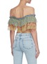 Back View - Click To Enlarge - ZIMMERMANN - Carnaby' off shoulder floral print ruffled crop silk top