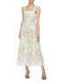 Figure View - Click To Enlarge - ZIMMERMANN - Amelie floral embroidered scalloped hem sundress