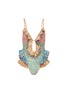 Main View - Click To Enlarge - ZIMMERMANN - 'Carnaby' colourblock floral print ruffle swimsuit