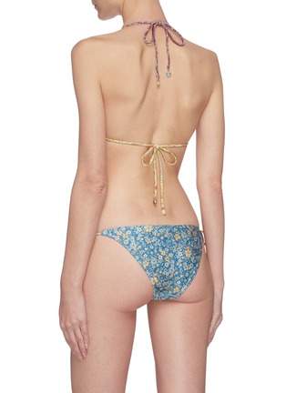 Back View - Click To Enlarge - ZIMMERMANN - 'Carnaby' colourblock floral print bikini