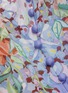  - ZIMMERMANN - 'Bellitude' contrast floral print stand collar blouson sleeve blouse
