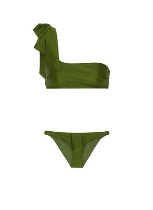 Main View - Click To Enlarge - ZIMMERMANN - 'Empire' tie shoulder bikini