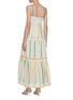 Back View - Click To Enlarge - ZIMMERMANN - Amelie' embroidered tiered sundress