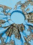  - ZIMMERMANN - 'Fiesta' strapless ring colourblock floral print swimsuit