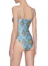 Back View - Click To Enlarge - ZIMMERMANN - 'Fiesta' strapless ring colourblock floral print swimsuit